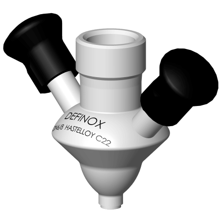 Option vanne prise d'échantillon PEX raccordement bouchon plastique noir