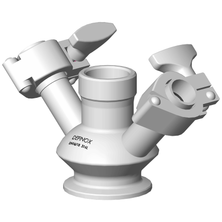 Option vanne prise d'échantillon PEX raccordement ferrule clamp 34''