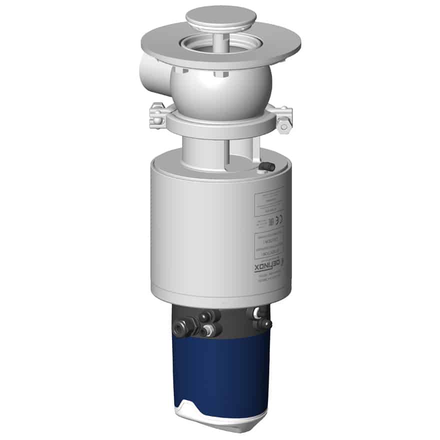 Vanne à clapet simple étanchéité fond de cuve DCX3 FC clapet montant avec boîtier de contrôle Sorio