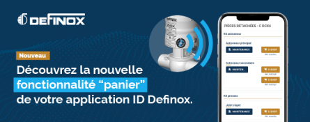 Nouvelle fonctionnalité eshop de l'application id Definox