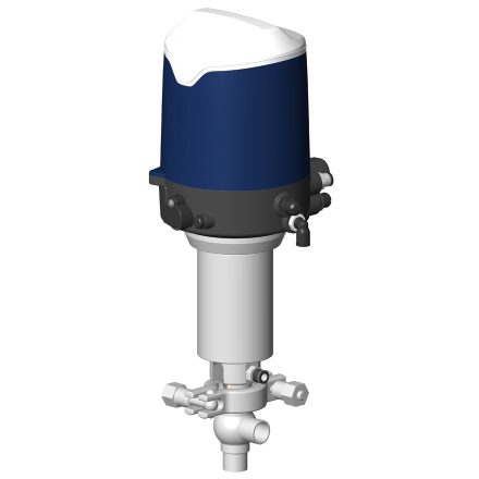 Automatic fractional shut-off valve DCX3 FRACT L body with Sorio control top