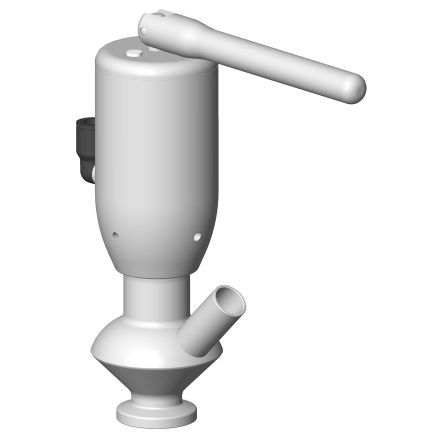 Automatic sampling valve PEAX1 flame sterilization micro clamp connection with operating lever