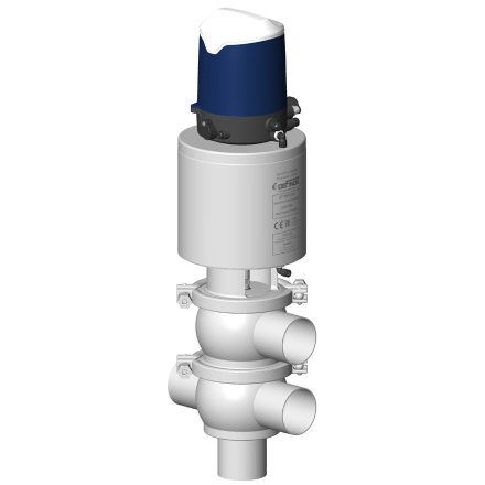 Diaphragm divert valve DCX4 single sealing LT body with Sorio control top