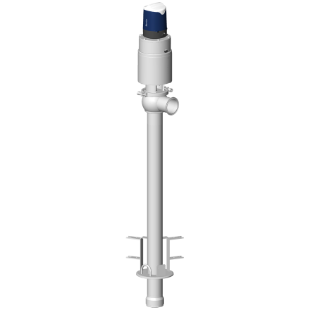 Shut-off valve DCX3 with plunging cane