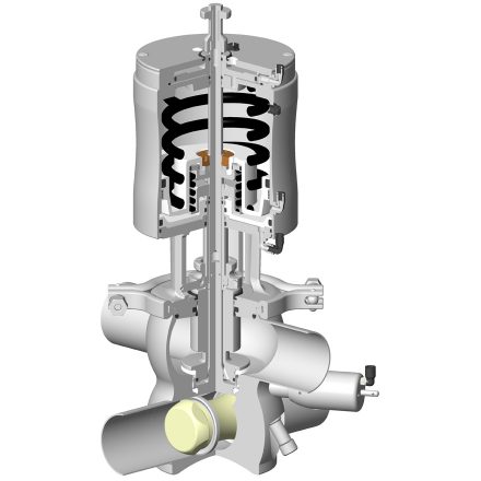 Piggable VDCI MC mixproof valve