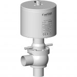 Aseptic high pressure shut-off valve