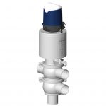 Divert valve DCX4 single sealing TL body with Sorio control top