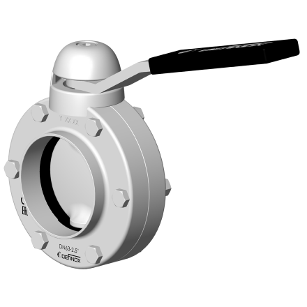 Manual butterfly valve DPX3 standard handle