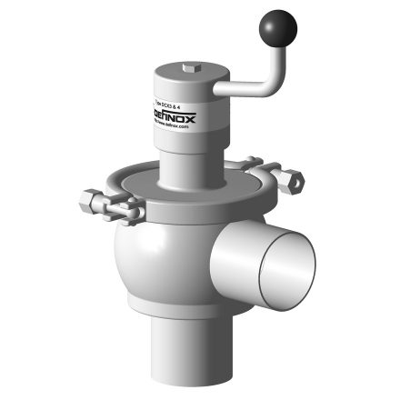 Manual shut-off valve DCX3 single sealing L body