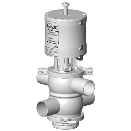 Mixproof valve VDCI MC PMO-c with double independent plugs