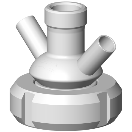 Option for sampling valve PEX DIN union connection