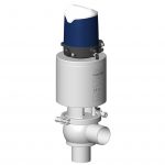 Shut-off valve DCX3 single sealing L body with Sorio control top