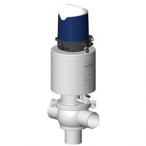 DCX3 aseptic shut-off valve with Sorio control top