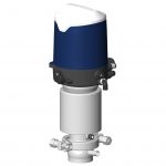 Automatic sampling diaphragm valve DMAX PE with Sorio control top