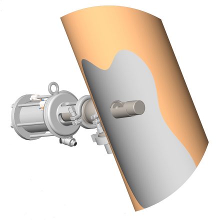 Chipping on pipeline of volumetric sampling valve PEV