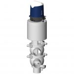 Divert valve DCX4 DE double sealing 1 indicator LL body with Sorio contro top